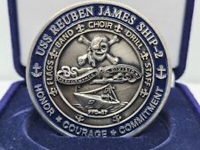 ~ USS Reuben James ~ Ship 2 ~ US Navy Recruit Training Command Challenge Coin ~  picture