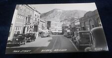 1930's RPPC Main St Town View Bisbee ARIZONA REAL PHOTO POSTCARD #2 picture