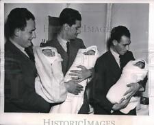 1948 Press Photo three babies born aboard the Motorship Sobieski. picture