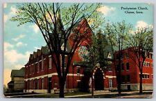 Postcard Iowa Clinton Presbyterian Church  3H picture