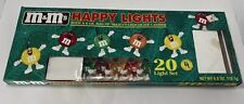 BRAND NEW - Vintage M&Ms HAPPY LIGHTS- 20-Piece Light Set HOLIDAY A22 picture