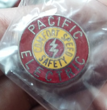 Pacific Electric Railway Company pin Comfort Speed Safety Streetcars and Buses picture