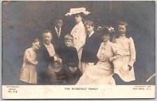 The Roosevelt Family Portrait Rotograph Series RPPC Photo Postcard picture