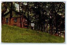 1912 North Shore Exterior Shed Hut Hamlin Lake Michigan Vintage Antique Postcard picture