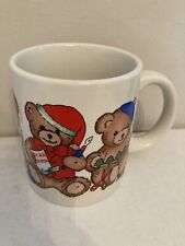 Finest Ceramics Christmas Bears Coffee Mug Santa Collectible Gift picture