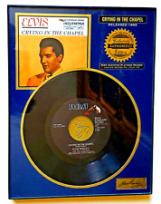 ELVIS Presley Crying in the Chapel 45RPM Record Framed COLLECTOR'S LTD EDITION picture