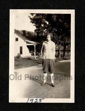 1925 FLAPPER ERA YOUNG LADY KNICKER PANTS ROAD OLD/VINTAGE SNAPSHOT- F827 picture
