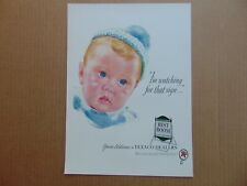 1941 TEXACO DEALERS REST ROOM SIGN Baby Watches For It art print ad  picture