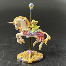 Real Musgrave 2004 Whimsical World of Pocket Dragons Riding Unicorn Figurine picture