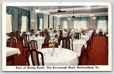 Virginia Harrisonburg The Kavanaugh Hotel Vintage Postcard picture