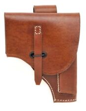 WW2 Style Italian M1934 Beretta Holster Brown Leather picture