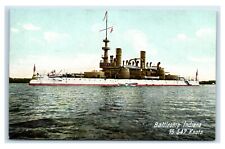 Postcard Battleship Indiana udb Y57 picture