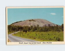 Postcard Worlds Largest Piece of Solid Granite Stone Mountain Georgia USA picture