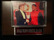 Donald Trump and Herschel Walker Plaque. Collectable. Sports trading card. picture