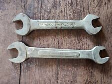 🔧(2)~VINTAGE BARCALO OPEN END WRENCHES 5/8