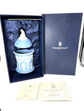 Wedgwood 18Th Cen Humidor In White on Blue Jasper #11of200 In Presentation Box picture