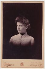 WOMAN IN THE LIGHT : PHOTOGRAPHED IN ALBANY, NEW YORK: CABINET CARD picture