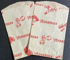 1950s Lot of Two (2) Firestone Tire and Rubber Company Parts Bags-New Old Stock picture