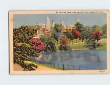 Postcard Skyline from Penn Valley Park Kansas City Missouri USA picture