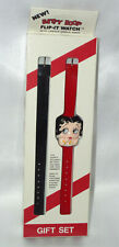 BETTY BOOP Vintage 1985 Flip It Watch LCD Quartz Orig Box King Features RARE picture