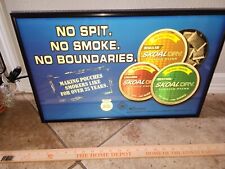Vtg NiB Rare 2007 lighted sign Skoal dry Chewing Tobacco Cigarrette Advertising picture