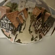 David Winter Cottages - Collector's Guild Piece - 3D Plaque - Cobblestone Street picture