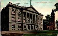 Troy NY County Court House New York Valentine c1910s postcard IQ1 picture