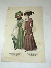 1908 McCall's Magazine Clippings lot of 6 Pages of Women's & Children's Fashions picture