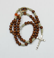 Chaplet of Mary Undoer of Knots Wood Beads Our Lady Untier of Knots Chaplet picture