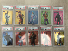 2021 Panini Fortnite Cracked Ice Promo Set All 10 Cards PSA GRADED  USA PRINT picture
