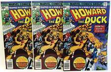Howard the Duck Lot of 3 #7 x3 Marvel (1976) 1st Series Comic Books picture