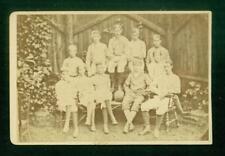 S10, 752-5, 1870s, CDV Card, Harrow Rugby Team, Harrow, England picture