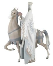 LLADRO Large King Balthasar on Horse Nativity Figurine #11020 picture