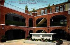 Postcard Roof Garden Young Men's Christian Association Los Angeles California picture
