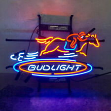 BVD Light Horse Racing Neon Sign Light Man Cave Decor Lamp Class 24