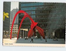 Postcard Calder Statue 