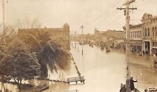 Watsonville California 1911 RPPC Real Photo Postcard Main Street Flood Scene picture