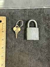 Vintage EAGLE LOCK CO Terryville Ct USA Padlock With 1 Key picture