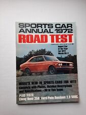 SPORTS CAR ANNUAL 1972 ROAD TEST  vintage magazine  1972 Madza RX-2 picture