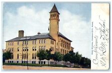 c1905 High School Building Kansas City Kansas KS Posted Antique Postcard picture