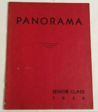 1936 Panorama Senior Class Yearbook *Indiana* picture