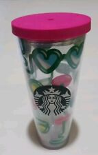 Starbucks 24 oz Heart Lips Crazy Venti Tumbler No Straw Coffee Cup picture