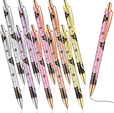 10 Pcs Cat Pens Sparkly Pretty Pens Cute Cat Kawaii Pens for Cat Lovers Fancy Ge picture