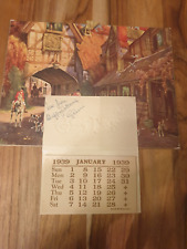 Calenders 1939 /1940 picture