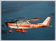 Airplane Postcard Reims Cessna F172F Skyhawk SE-EAW Vastercik Flying Club FP6 picture