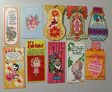 Vintage Greeting Cards Unused Lot of 10 Christmas, Easter, Birthday, Holiday picture