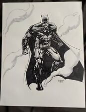 Jason Fabok Original Art Full Figure Batman Sketch 11x14 picture