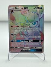 Glaceon GX - 159/156 - SM Ultra Prism - Secret Rainbow Rare Pokemon TCG picture