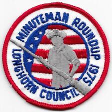 1975 Minuteman Roundup Longhorn Council Boy Scouts of America BSA picture