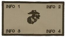 Flak Plate Carrier USMC ID w/Fastener: Custom Embroidery Patch (V2) picture